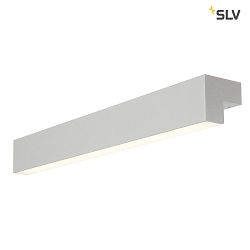 LED Wall luminaire / Mirror luminaire L-LINE 60, 10W 3000K 820lm 120, IP44, anodised silver