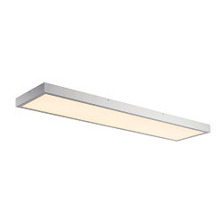 LED Deckenleuchte PANEL f�r BAP, 120 x 30cm, UGR , 45W 3000K 3100lm 90�, silbergrau