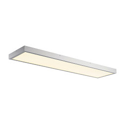 LED Deckenleuchte PANEL f�r BAP, 120 x 30cm, UGR , 45W 4000K 3400lm 90�, silbergrau
