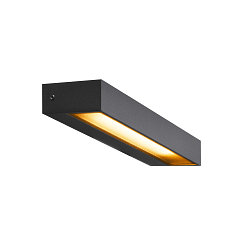 Outdoor LED Wandleuchte PEMA� WL, IP54 IK05, gerade, flach, 7.7W 3000K 640lm 110�, schaltbar, anthrazit