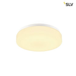 LED Outdoor Wall and Ceiling luminaire LIPSY 30 Drum, IP44, 3000/4000K,  30cm, 15W, white