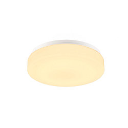 LED Outdoor Wall and Ceiling luminaire LIPSY 30 Drum, IP44, 3000/4000K, � 30cm, 15W, white