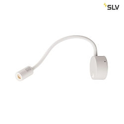 Premium LED Displaylamp DIO FLEX PLATE, with flex arm and switch, 1.9W 45, 2700K 82lm, white