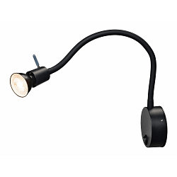 Wall luminaire DIO FLEX PLATE QPAR51 WL, GU10 max. 50W, black