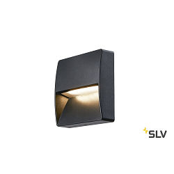 Outdoor luminaire DOWNUNDER OUT SQUARE WL LED Wall recessed luminaire, 4,5W, 3000/4000K, 150lm, IP65, anthracite