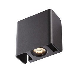 LED Au�enwandleuchte MANA OUT, 12W, 60�, 3000K, 325lm, IP65, dimmbar, anthrazit