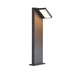 Outdoor LED Stehleuchte ABRIDOR POLE 100, IP55 IK03, 12W 3000/4000K (CCT Switch) 980lm, schwenkbar, anthrazit, 100cm