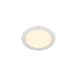 LED Ceiling recessed luminaire SENSER 18 LED, round, 950lm, IP20, white, 3000K