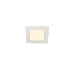 LED Ceiling recessed luminaire SENSER 12 LED, square, 440lm, IP20, white, 3000K
