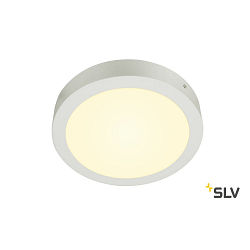 LED Wall / Ceiling luminaire SENSER 24 CW, round, 15W, IP20, white, 3000K, 1200lm
