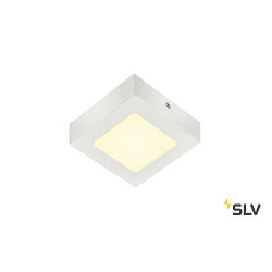 LED Wall / Ceiling luminaire SENSER 12 CW, square, IP20, white, 8,2W, 3000K, 480lm
