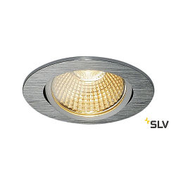 LED Ceiling recessed spot NEW TRIA 68 I CS LED, round, 11W, 38, 2700K, 800lm, aluminum matt