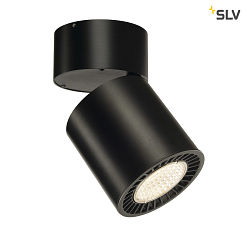 LED Ceiling luminaire SUPROS CL Indoor, round, 60 reflector, 36W, CRI90, 3000K, 3380lm, black