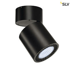 LED Ceiling luminaire SUPROS CL Indoor, round, 60 reflector, 36W, CRI90, 4000K, 3520lm, black
