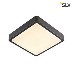 LED Wall / Ceiling luminaire AINOS SQUARE SENSOR Outdoor, 18W, 1300lm, CCT switch 3000/4000K, anthracite