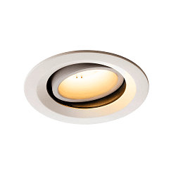 LED Ceiling recessed luminaire NUMINOS DL M, 2700K, IP20, rotatable / pivotable, 40�, 1600lm, UGR 19, white/white