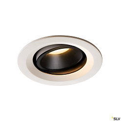 LED Ceiling recessed luminaire NUMINOS DL M, 3000K, IP20, rotatable / pivotable, 20, 1500lm, UGR 19, white/black