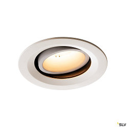 LED Ceiling recessed luminaire NUMINOS DL M, 3000K, IP20, rotatable / pivotable, 20, 1600lm, UGR 20, white/white