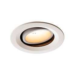 LED Ceiling recessed luminaire NUMINOS DL M, 3000K, IP20, rotatable / pivotable, 20�, 1600lm, UGR 20, white/white