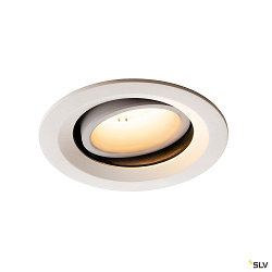 LED Ceiling recessed luminaire NUMINOS DL M, 3000K, IP20, rotatable / pivotable, 40, 1600lm, UGR 20, white/white