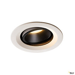 LED Ceiling recessed luminaire NUMINOS DL M, 3000K, IP20, rotatable / pivotable, 55, 1500lm, UGR 21, white/black