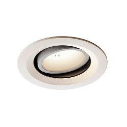 LED Ceiling recessed luminaire NUMINOS DL M, 4000K, IP20, rotatable / pivotable, 40�, 1750lm, UGR 20, white/white