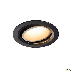 LED Ceiling recessed luminaire NUMINOS DL L, 3000K, IP20, rotatable / pivotable, 20, 2300lm, UGR 18, black/white