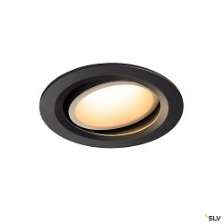 LED Ceiling recessed luminaire NUMINOS DL L, 3000K, IP20, rotatable / pivotable, 40, 2300lm, UGR 19, black/white