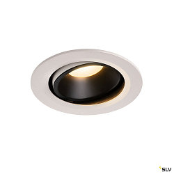 LED Ceiling recessed luminaire NUMINOS DL L, 3000K, IP20, rotatable / pivotable, 20, 2150lm, UGR 20, white/black