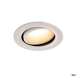 LED Ceiling recessed luminaire NUMINOS DL L, 3000K, IP20, rotatable / pivotable, 20, 2300lm, UGR 18, white/white