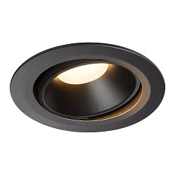 LED Deckeneinbauleuchte NUMINOS DL XL, 3000K, IP20, dreh-/schwenkbar, 55�, 3300lm, UGR 22, Schwarz / Schwarz