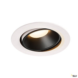 LED Ceiling recessed luminaire NUMINOS DL XL, 3000K, IP20, rotatable / pivotable, 20, 3300lm, UGR 21, white/black