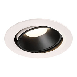 LED Ceiling recessed luminaire NUMINOS DL XL, 4000K, IP20, rotatable / pivotable, 55�, 3600lm, UGR 23, white/black