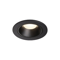 LED Deckeneinbauleuchte NUMINOS DL S, 4000K, IP20, 20�, 730lm, UGR 18, Schwarz / Schwarz