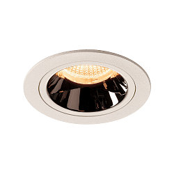 LED Ceiling recessed luminaire NUMINOS DL M, 2700K, IP20, 55�, 1550lm, UGR 18, white/chrome
