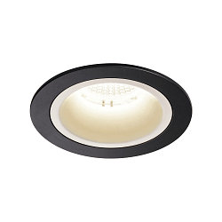 LED Ceiling recessed luminaire NUMINOS DL M, 4000K, IP20, 20�, 1750lm, UGR 20, black/white