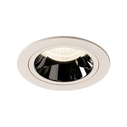 LED Ceiling recessed luminaire NUMINOS DL M, 4000K, IP20, 55�, 1660lm, UGR 19, white/chrome