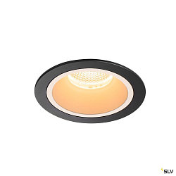LED Ceiling recessed luminaire NUMINOS DL L, 2700K, IP20, 20, 2250lm, UGR 18, black/white