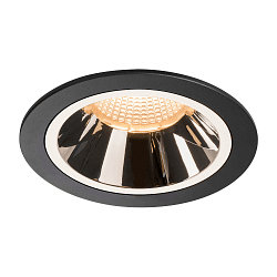 LED Ceiling recessed luminaire NUMINOS DL L, 2700K, IP20, 20�, 2150lm, UGR 17, black/chrome