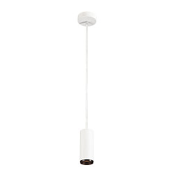 LED Pendelleuchte NUMINOS PD PHASE S, 2700K, 36�, 985lm, wei� / schwarz
