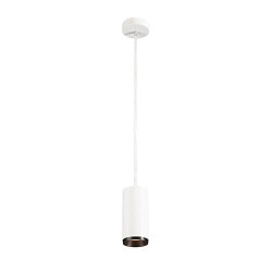 LED Pendelleuchte NUMINOS PD PHASE M, 2700K, 60�, 1885lm, wei� / schwarz