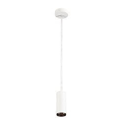 LED Pendant luminaire NUMINOS PD DALI S, 2700K, 36�, 985lm, white/black