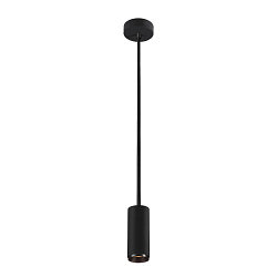 LED Pendant luminaire NUMINOS PD DALI S, 3000K, 36�, 1020lm, black/black
