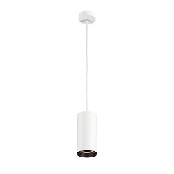 LED Pendelleuchte NUMINOS PD DALI L, 4000K, 60�, 2720lm, wei� / schwarz