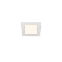 LED Ceiling recessed luminaire SENSER 12 DL, square, 6W, 440lm, IP20, white, 4000K