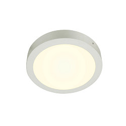 LED Wall / Ceiling luminaire SENSER 24 CW, round, 15W, IP20, white, 4000K, 1300lm