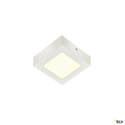 LED Wall / Ceiling luminaire SENSER 12 CW, square, IP20, white, 8,5W, 4000K, 440lm