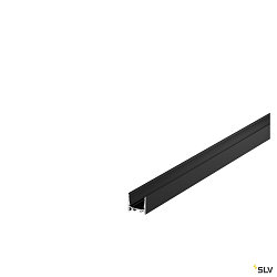 Zubehr fr LED Strip GRAZIA 20 Aufbauprofil Standard, IP20, glatt, 1,5m, schwarz