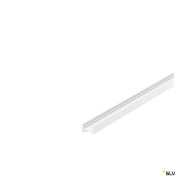 Zubehr fr LED Strip GRAZIA 20 Aufbauprofil flach, 1,5m, IP20, glatt, 1,5m, wei