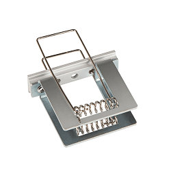 Mounting spring GRAZIA 20, 2 items, chrome / aluminium